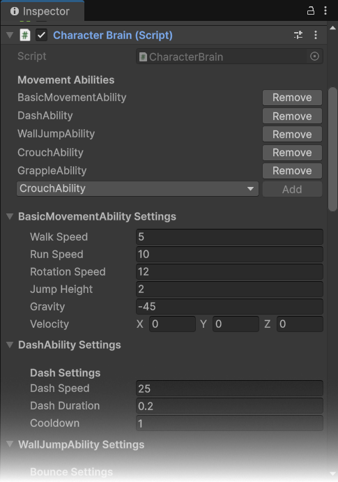 Screenshot of custom brain editor I made
