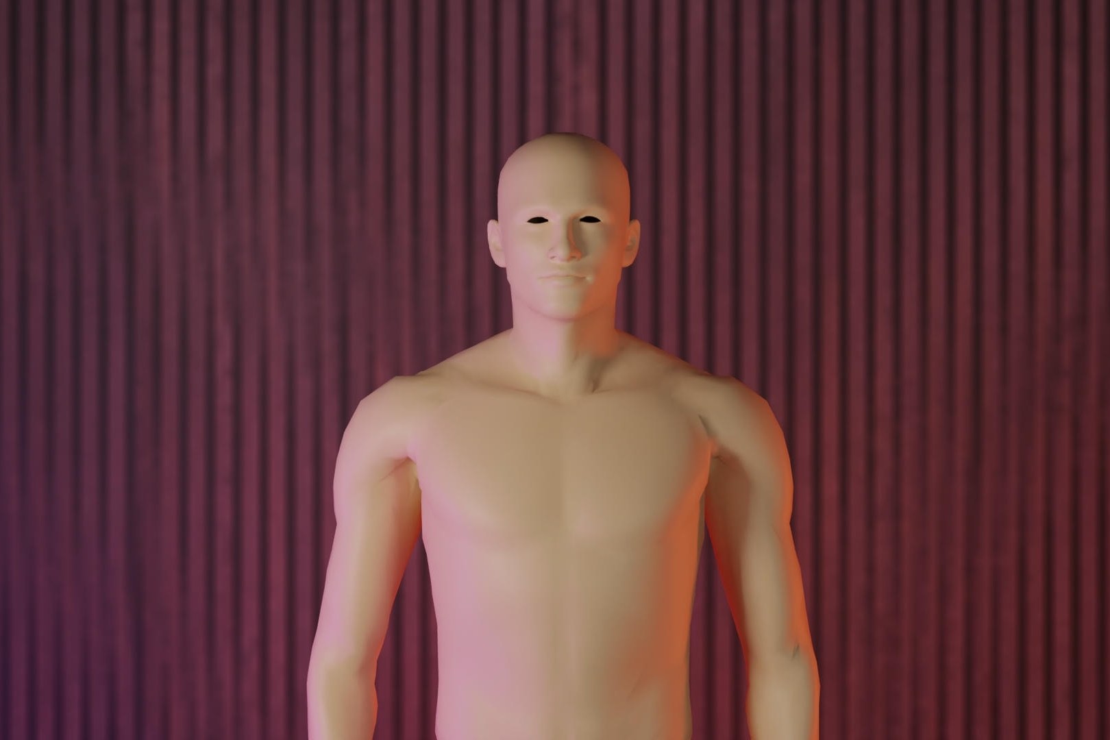 Headshot lighting example